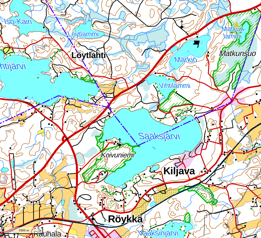 Märkiö sijainti